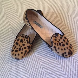 PRADA cheetah smoking slippers